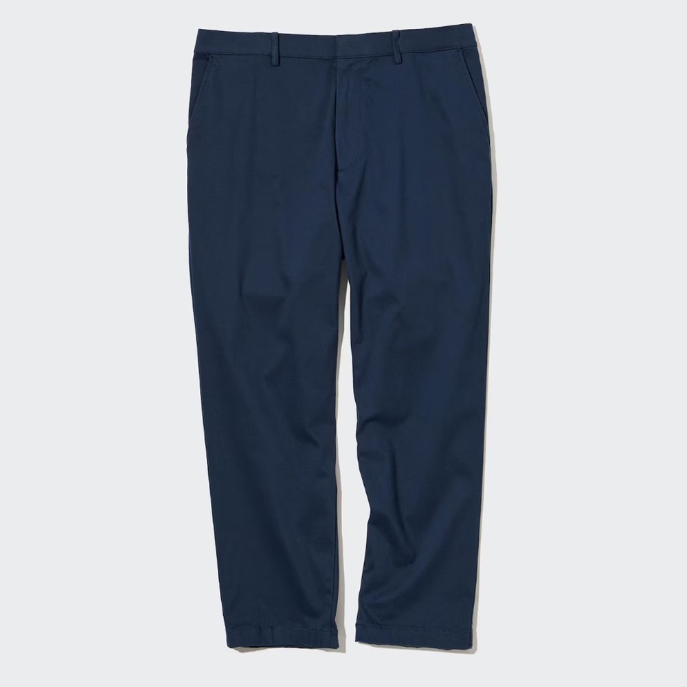Uniqlo Men’s Black Stretch Relaxed Pants - Size 3XL - NWT Hemmed 26” Inseam
